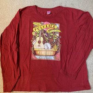 Northwest Folklife 40th Annual 2011 Long Sleeve T - Large